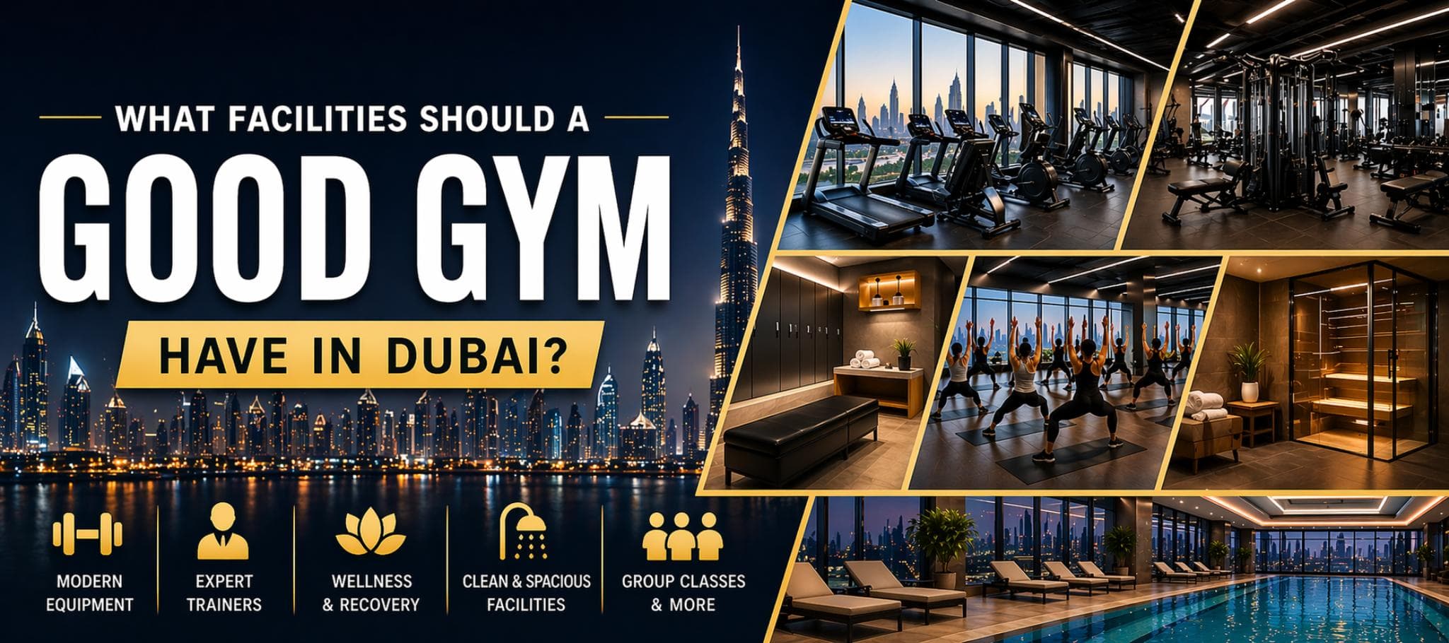 What Facilities Should a Good Gym Have in Dubai? | Essential Guide