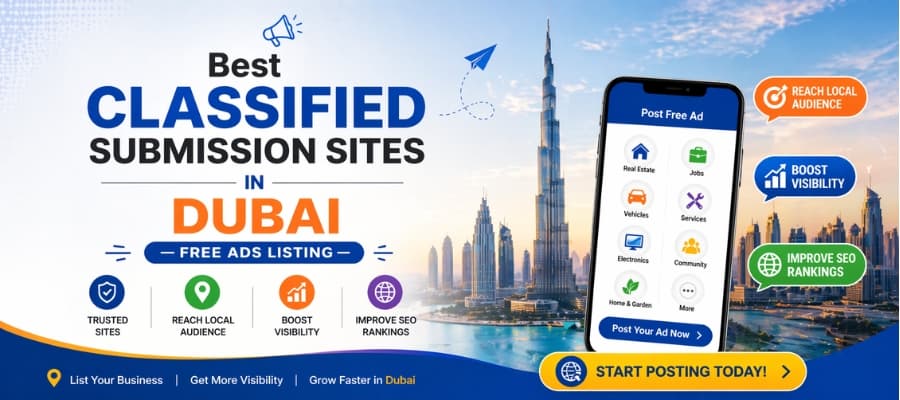 Best Classified Submission Sites in Dubai | Free Ads Listing