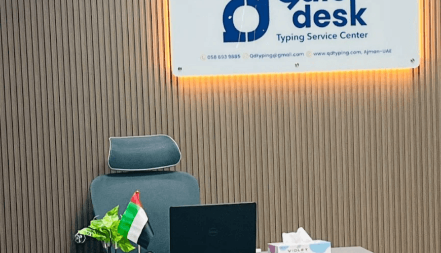 Quick Desk Typing Services Center 5