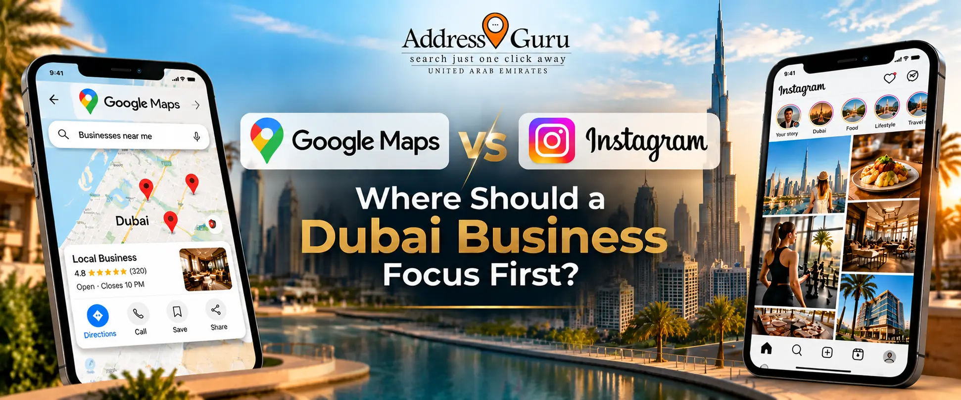 Google Maps vs Instagram: Where Should a Dubai Business Focus First?