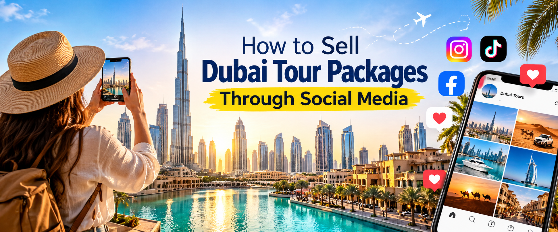 How to Sell Dubai Tour Packages Through Social Media