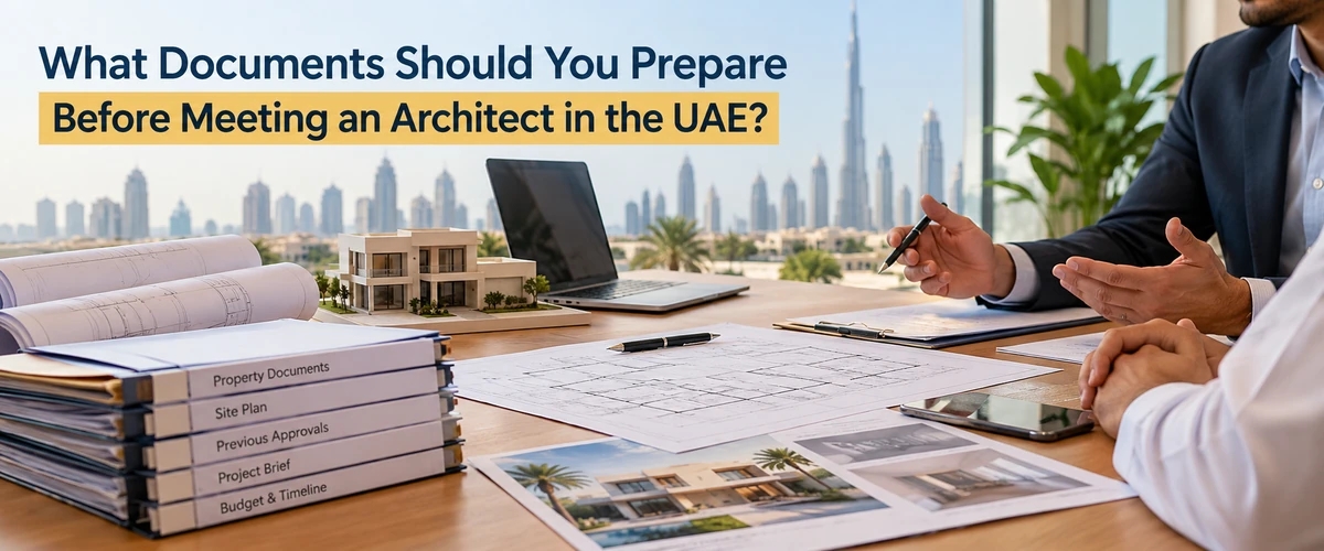 What Documents Should You Prepare Before Meeting an Architect in the UAE?
