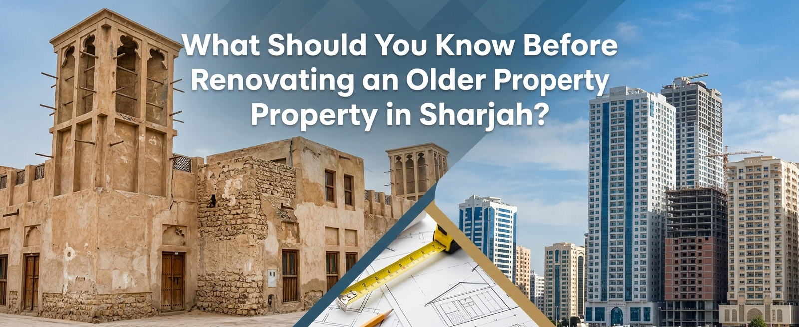 What Should You Know Before Renovating an Older Property in Sharjah?