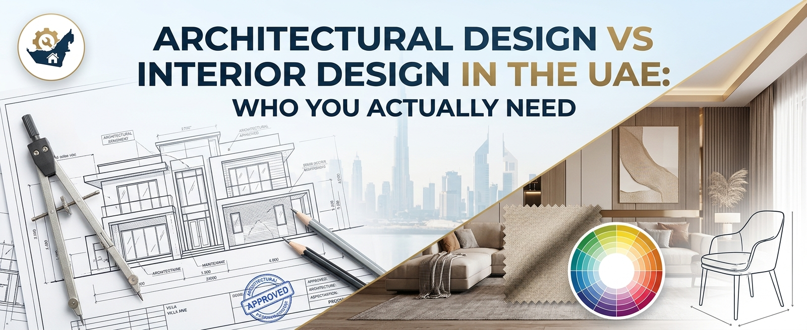 What Is the Difference Between Architectural Design and Interior Design in the UAE?
