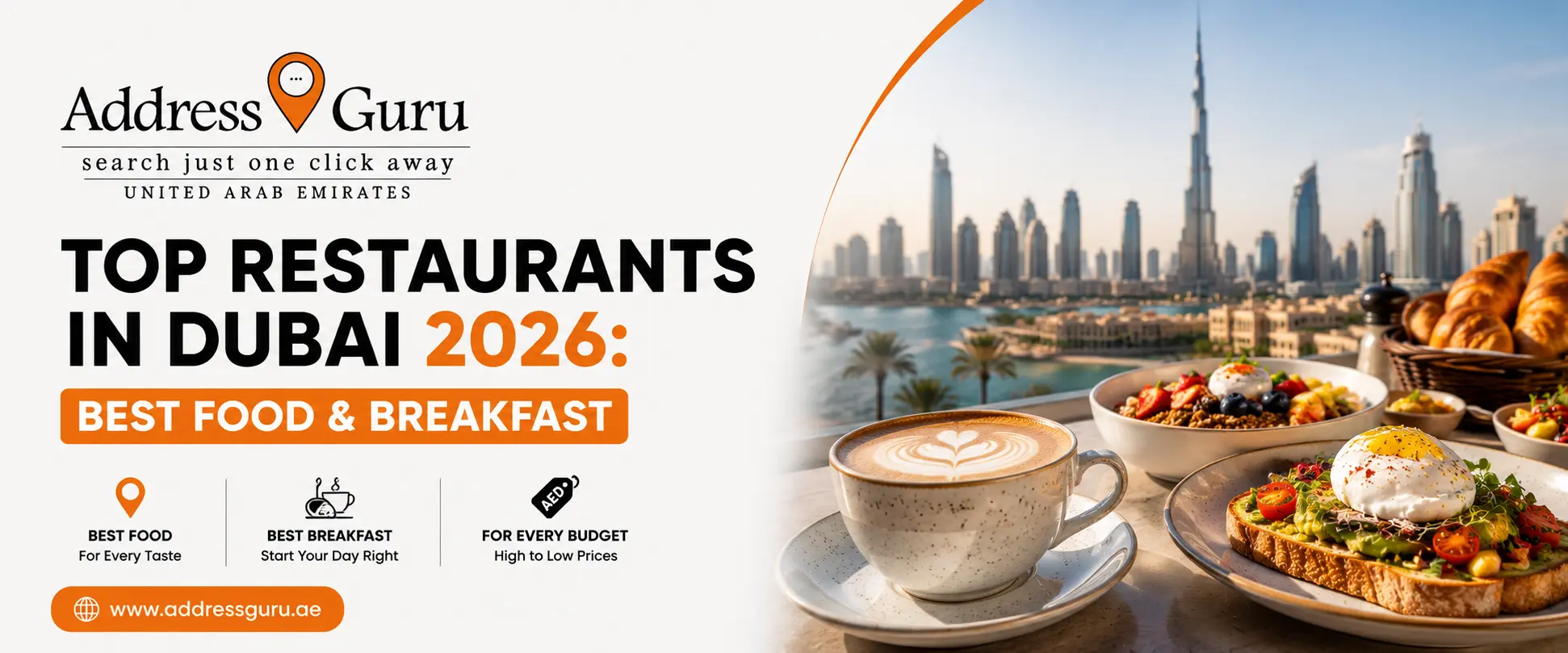 Top Restaurants in Dubai 2026: Best Food & Breakfast